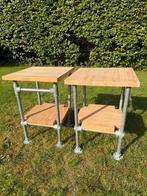 Nachtkastjes (zelf gebouwd), Huis en Inrichting, Ophalen, Gebruikt, Minder dan 45 cm, 55 tot 70 cm