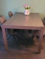 Nette,mooie eet- en salontafel, merk Makaz, Huis en Inrichting, Ophalen, Gebruikt, 50 tot 100 cm, Vijf personen of meer