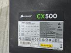 Corsair 500w max voeding psu power supply cx500, Ophalen of Verzenden, Gebruikt