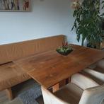 Eetkamertafel super stabiele tafel met zware rvs voet, Huis en Inrichting, Tafels | Eettafels, 50 tot 100 cm, 100 tot 150 cm, Rechthoekig