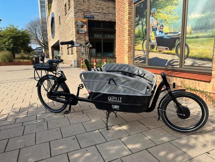 2dehands Gazelle Cabby Bakfiets - E, Fietsen en Brommers, Fietsen | Bakfietsen, Zo goed als nieuw, Gazelle, 2 kinderen, Elektrisch