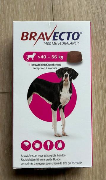 Nieuw! Bravecto kauwtablet hond (40- 56 kg) beschikbaar voor biedingen