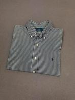 Polo Ralph Lauren Overhemd Gestreept Zwart/Wit Maat L, Kleding | Heren, Zwart, Ralph Lauren, Ophalen of Verzenden, Zo goed als nieuw