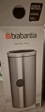 Brabantia Touch Bin – 30L –, Huis en Inrichting, Woonaccessoires | Prullenbakken, 50 tot 75 cm, 40 liter of meer, Ophalen of Verzenden