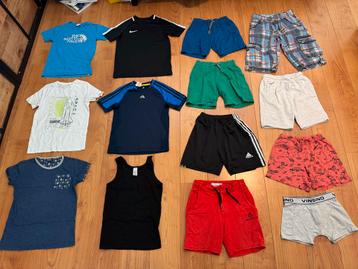 Jongens kleding pakket maat 140 the north face, adidas,nike beschikbaar voor biedingen