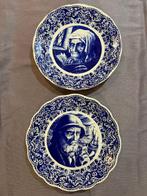 Boch La Louvière –Set van 2Delft wandborden–België – ca.1950, Antiek en Kunst, Ophalen