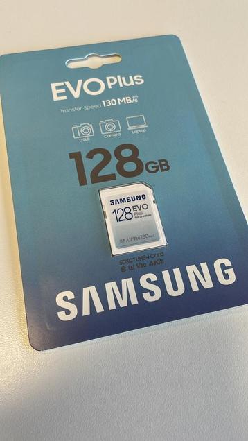4x Samsung SD card 128GB beschikbaar voor biedingen