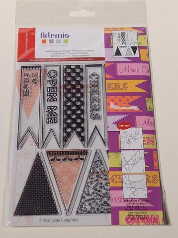 nieuwe Artemio transparante stempelset beschikbaar voor biedingen