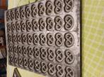 Oude bakplaten pretzel en chocolade vormen, Antiek en Kunst, Ophalen of Verzenden