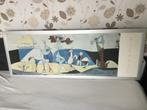 Prent Picasso. Ophalen. 120x45 cm met aluminium lijst., Antiek en Kunst, Ophalen
