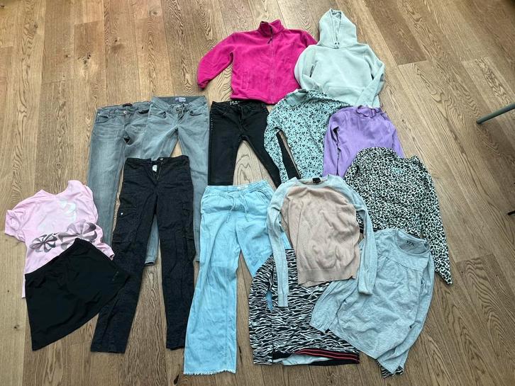 Leuk pakket meiden kleding - maat 146/152, Kinderen en Baby's, Kinderkleding | Kinder-kledingpakketten, Gebruikt, Maat 146, Ophalen of Verzenden