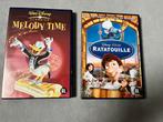 Te koop, 2 kinder dvd’s ratatouille en melody time, Alle leeftijden, Ophalen of Verzenden, Zo goed als nieuw