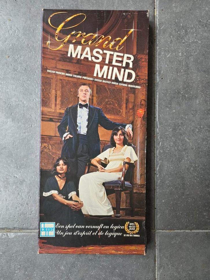 Grand Mastermind bordspel Clipper Master mind, Hobby en Vrije tijd, Gezelschapsspellen | Bordspellen, Zo goed als nieuw, Een of twee spelers