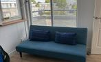 Bank slaapbank made blauw groen, Huis en Inrichting, Slaapkamer | Slaapbanken, Ophalen, Zo goed als nieuw, Tweepersoons, Groen