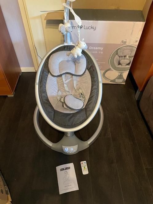 Nieuw Born-Lucky wipstoel/schommelstoel elektrisch/bluetooth, Kinderen en Baby's, Wipstoeltjes, Nieuw, Schommelstoel, Overige merken