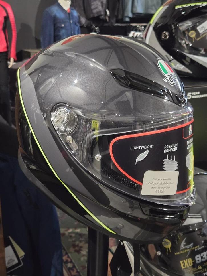 AGV K6, Motoren, Kleding | Motorhelmen, Integraalhelm, XS, AGV, Nieuw met kaartje, Ophalen of Verzenden