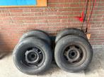 4x velgen Volvo 240 met band, Ophalen, 14 inch, Gebruikt, Banden en Velgen