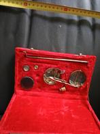 Goud weegschaal in etui, Antiek en Kunst, Antiek | Gereedschap en Instrumenten, Ophalen of Verzenden