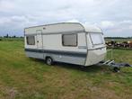 Fendt caravan te koop, Caravans en Kamperen, Caravans, Omvormbare zithoek, Kachel, 750 - 1000 kg, Particulier