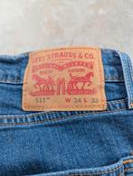 Levi Strauss 511 maat 34/32, Ophalen of Verzenden, Zo goed als nieuw, Blauw, W33 - W34 (confectie 48/50)