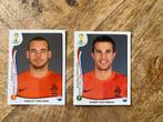 2x Panini wk 2014 nl elftal, Ophalen of Verzenden, Zo goed als nieuw