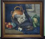 Olieverfschilderij - Albert Janesch - Stilleven, Antiek en Kunst, Verzenden