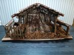 Kerststal met verlichting en kerstkribbefiguren, Ophalen