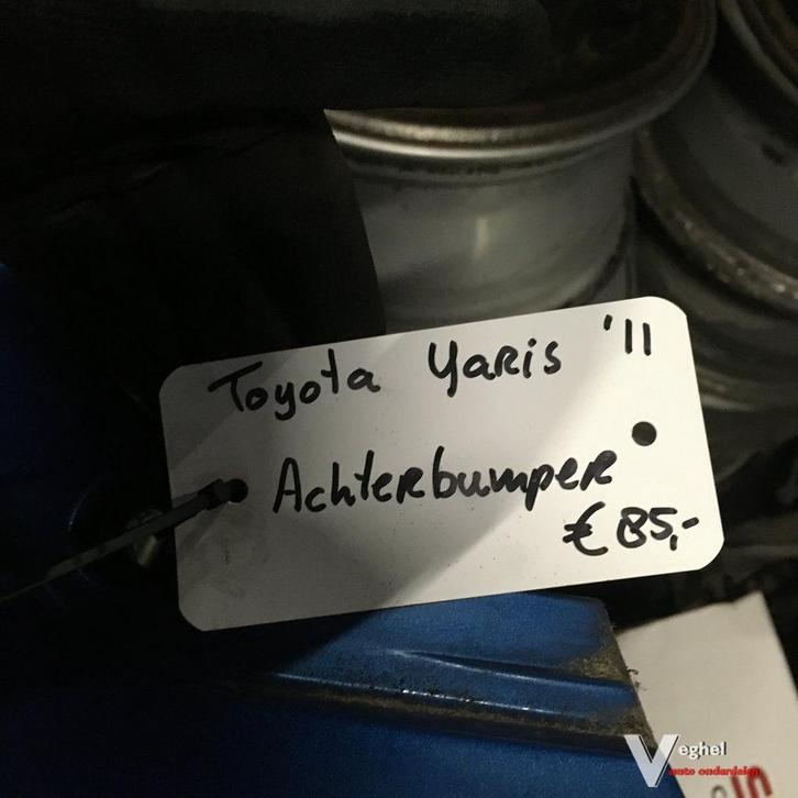 Toyota Yaris 2011 Achterbumper, Auto-onderdelen, Carrosserie en Plaatwerk, Bumper, Achter, Gebruikt, Ophalen