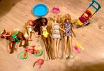Barbie poppen en accessoires set, Ophalen, Gebruikt, Barbie