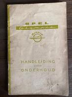 Handleiding Opel Olympia Rekord, Ophalen of Verzenden