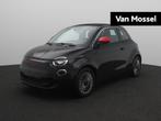 Fiat 500e RED 24 kWh | STOELVERWARMING | NAVI | CARPLAY | PD, Auto's, 12 maanden, Stof, 95 pk, Zwart