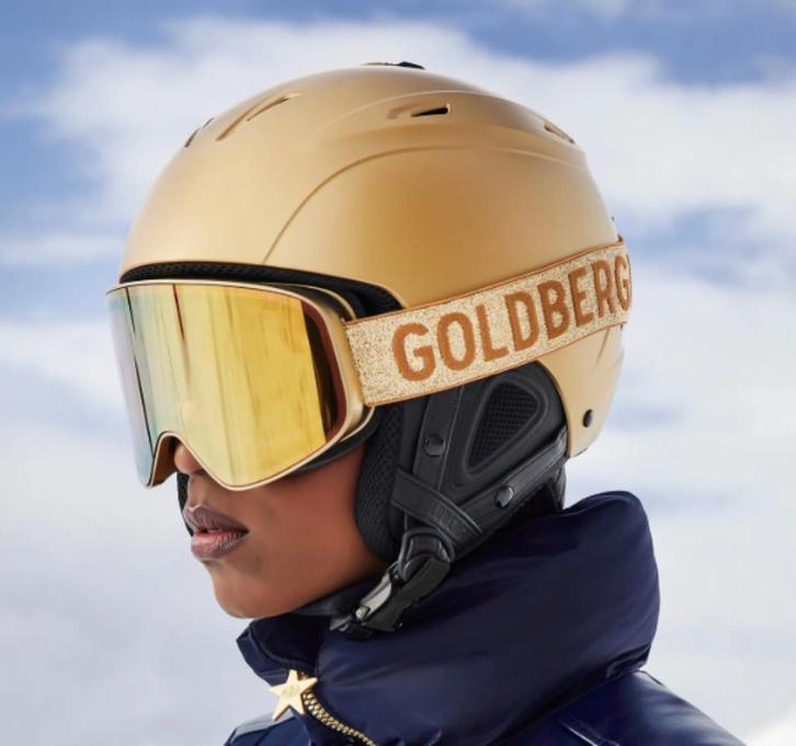 Goldbergh Khloe helm goud, Kleding | Dames, Wintersportkleding, Nieuw, Overige typen, Maat 34 (XS) of kleiner, Ophalen of Verzenden