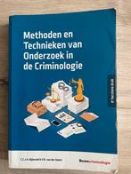 Methoden en Technieken Criminologie, Ophalen of Verzenden, Gamma, Zo goed als nieuw, Niet van toepassing