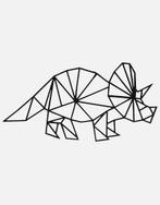 Geometrische Triceratops - Fabryk Design - Leegverkoop, Ophalen of Verzenden, Nieuw, Wanddecoratie