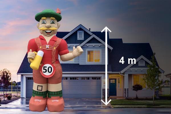 Abraham pop Tirol te huur, landelijke bezorging mogelijk, Hobby en Vrije tijd, Feestartikelen | Verhuur, Zo goed als nieuw, Abraham of Sarah