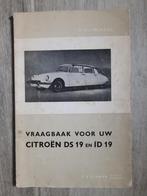 P. Olyslager vraagbaak Citroen DS 19 en ID 19 1956 - 1963, Ophalen of Verzenden