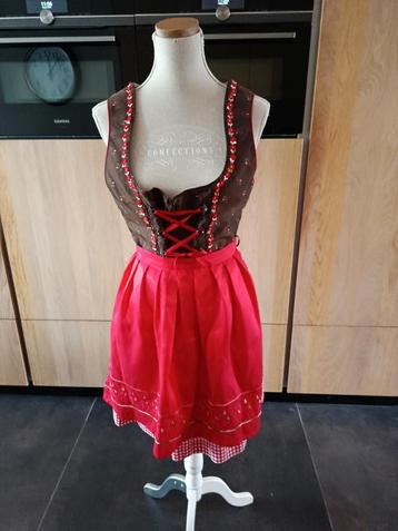 Stockerpoint Dirndl Maat 40 (M )en tasje beschikbaar voor biedingen