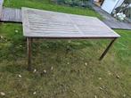 Teakhouten tafel 180x90cm, Tuin en Terras, Ophalen of Verzenden, Gebruikt, Rechthoekig, Teakhout