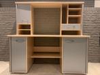 Houten bureau met moderne uitstraling, Huis en Inrichting, Ophalen, Gebruikt, Bureau
