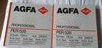 AGFA Professional tape 6,3mm PER 528  op plastic spoel kort, Ophalen of Verzenden
