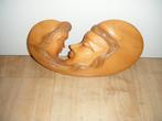 Prachtig wandbeeld, decoratie,hout,vintage,retro,muurdecorat, Ophalen of Verzenden