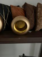 Marrakech round candles gold, Huis en Inrichting, Woonaccessoires | Kandelaars en Kaarsen, Nieuw, Minder dan 25 cm, Ophalen of Verzenden