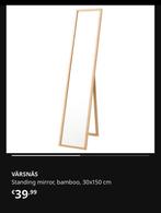 Brand new IKEA Varsnas mirror Spiegels, Huis en Inrichting, Ophalen, Minder dan 50 cm, 100 tot 150 cm, Zo goed als nieuw