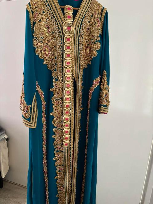 Marokkaanse takchita 2 delig te koop, Kleding | Dames, Gelegenheidskleding, Zo goed als nieuw, Overige typen, Maat 46/48 (XL) of groter
