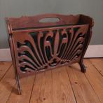 Lucky Vintage brocante houten tijdschriftenrek krantenbak, Huis en Inrichting, Gebruikt, Luckyvintage_shop, Schiedam, Vintage