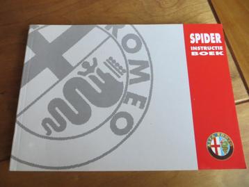 Instructieboek Alfa Romeo Spider 1995, zeer mooi beschikbaar voor biedingen