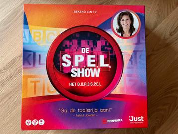 De spel show bordspel beschikbaar voor biedingen