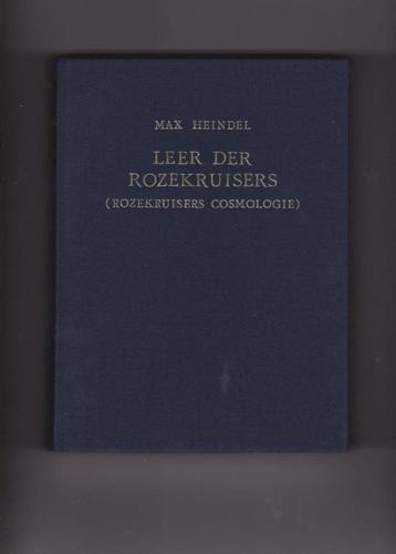 Max Heindel Leer der Rozekruisers (Cosmologie) beschikbaar voor biedingen