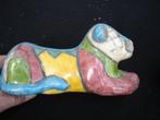 Leeuw uit Zuid-Afrika Raku Pottery Studio Art, Ophalen of Verzenden