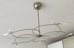 Rvs hanglamp met 10 lampjes, Minder dan 50 cm, Modern, Zo goed als nieuw, Ophalen